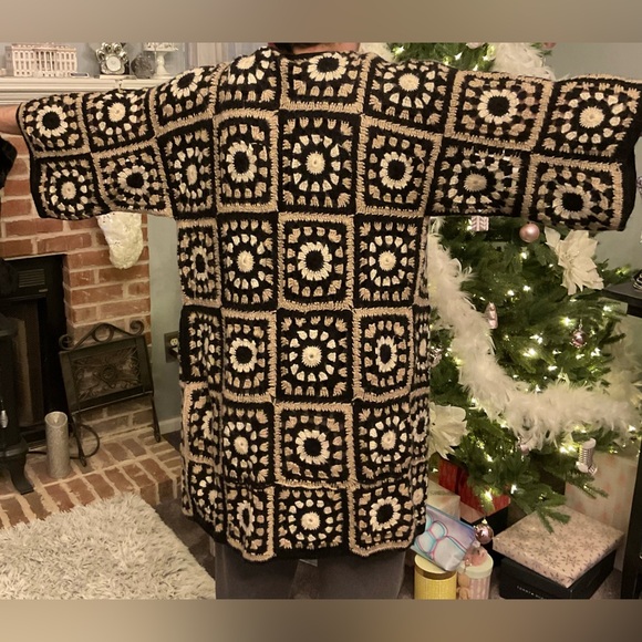 ShopGirlRia Sweaters - Mohair Granny Square Cardigan